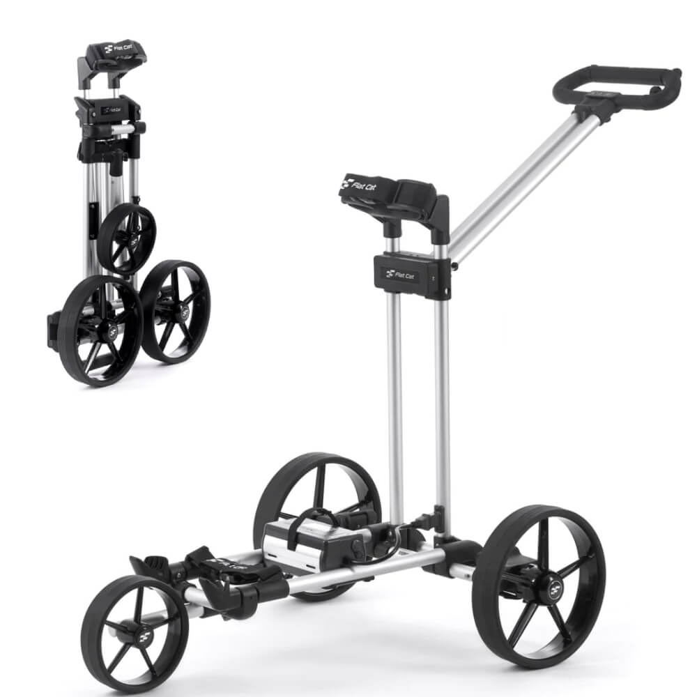 FlatCat Gear-2 Elektrischer Golftrolley Silber