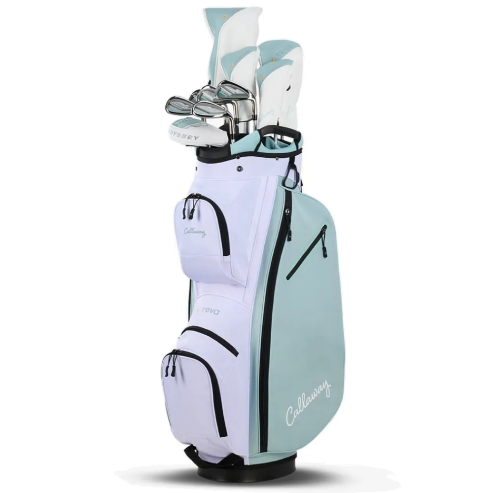 Callaway Reva 16-Piece Ladies Golf Set 2026 | Cart Bag - Peach Surf