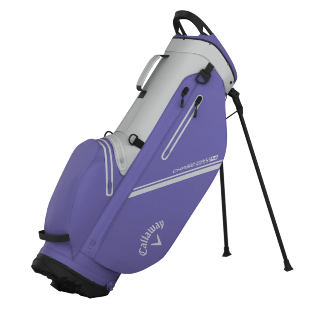 Callaway Chase Dry Waterproof Stand Bag 2026 - Silber Violett