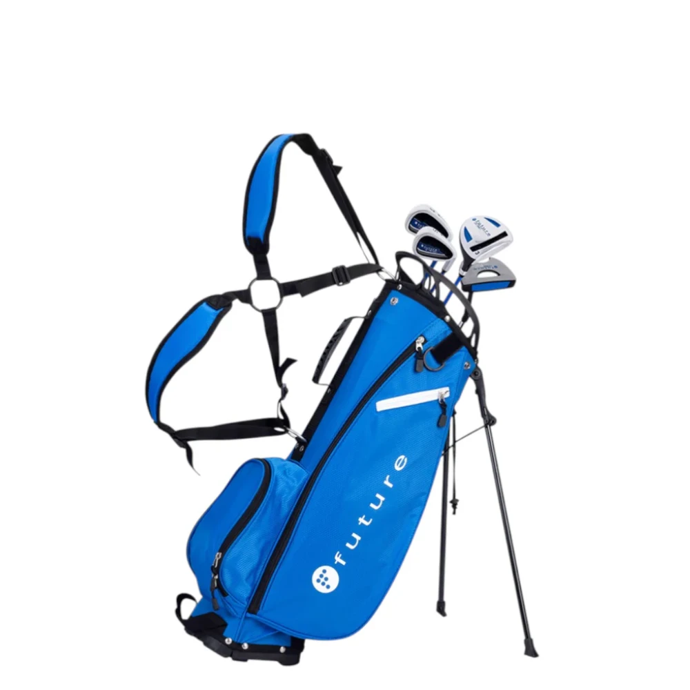 FastFold Future Junior Golf Set 2026 Stand Bag 10-12 Jahre Blau