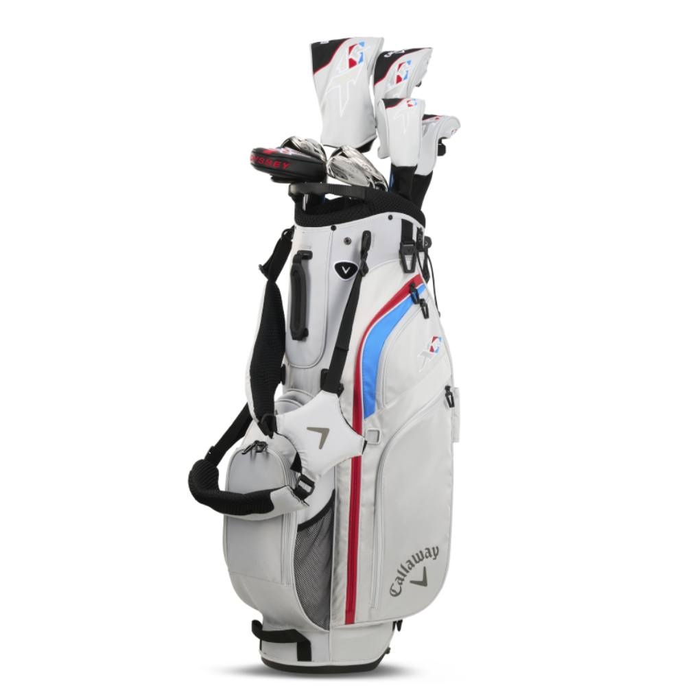 Callaway XR 26 Herren Golfset Standbag Stahlschaft Grau Blau Rot