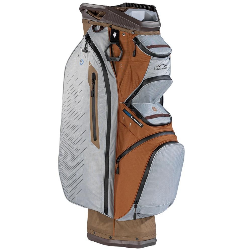 Sun Mountain C130 H2NO Cartbag Waterdicht Leer Schaduw Otter
