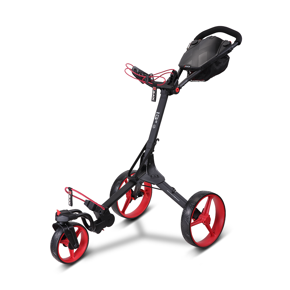 Big Max IQ² 360 Golftrolley – Schwarz / Rot