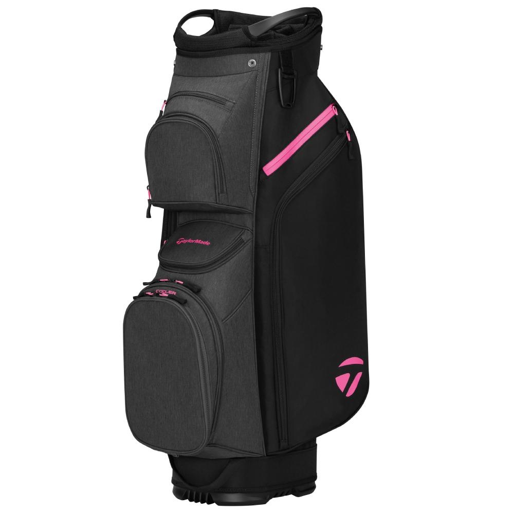 TaylorMade Cart Lite Cartbag 2026 Schwarz Neonrosa