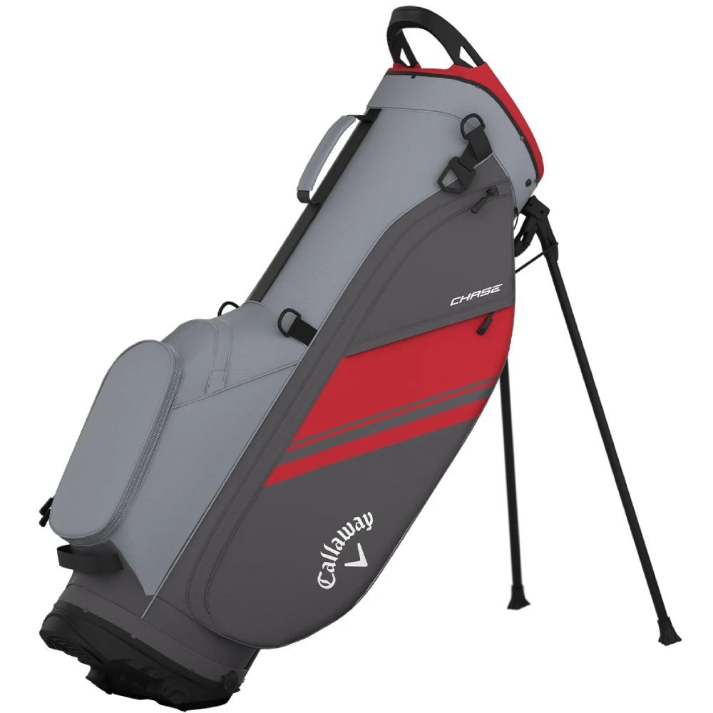 Callaway Chase 4 Standbag 2026 Steel Charcoal Red