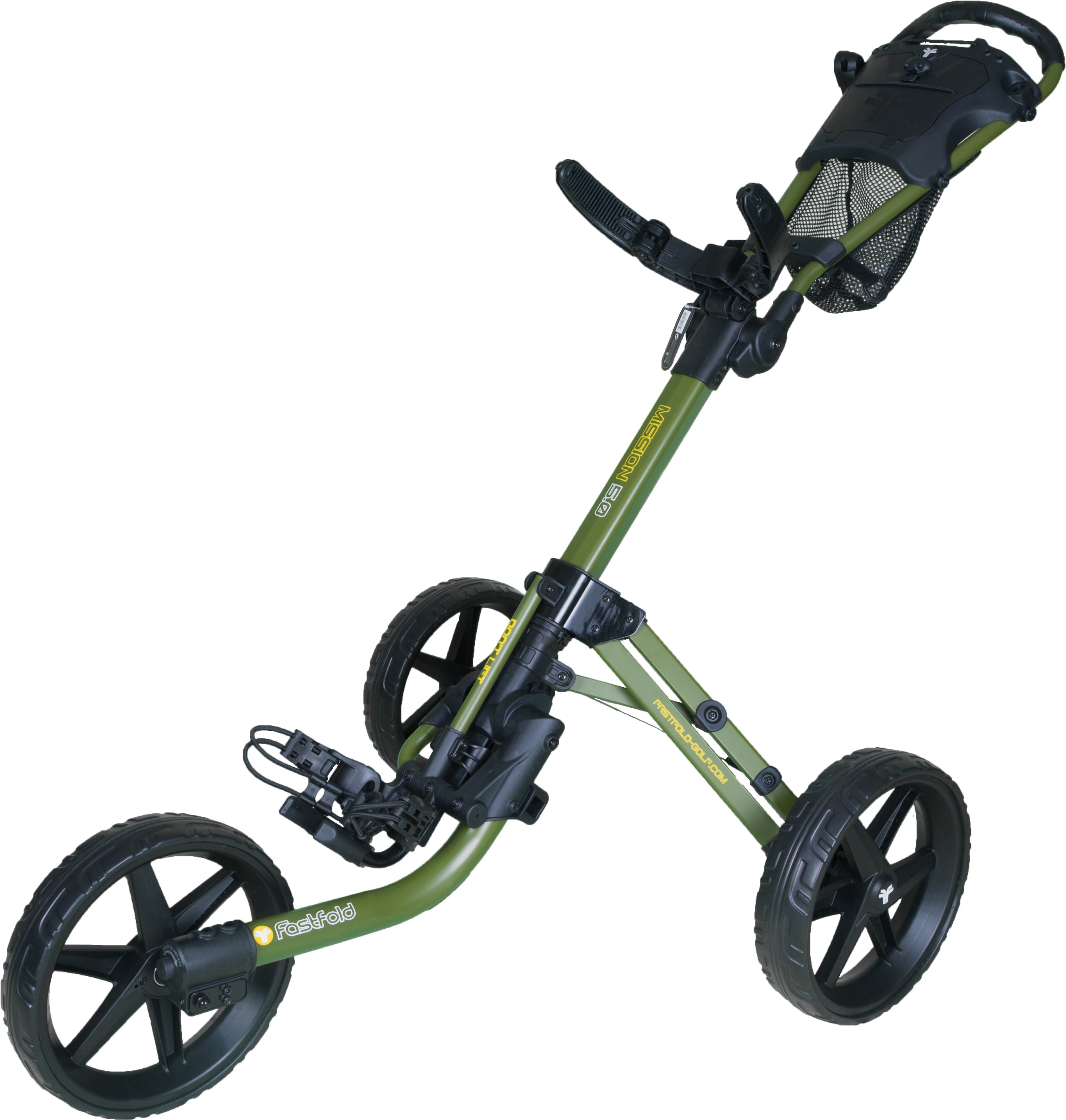 FastFold Mission 5.0 Golftrolley – Silber / Schwarz