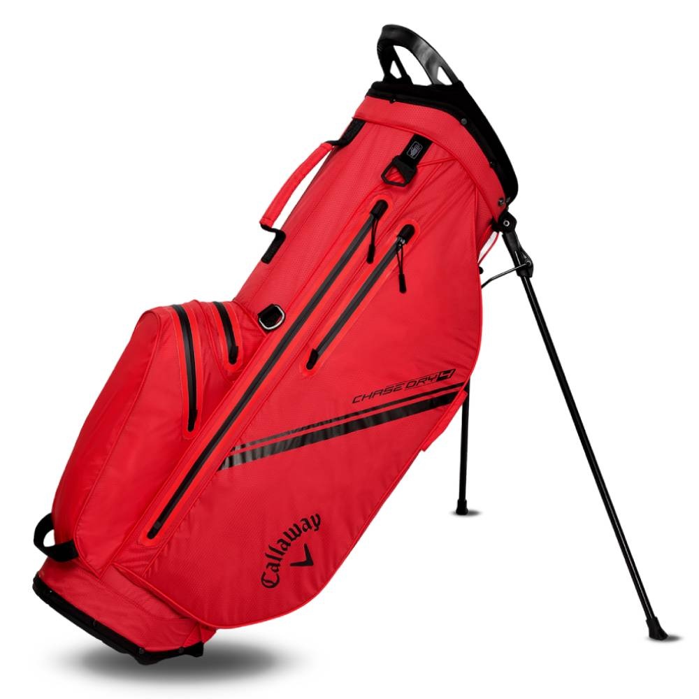 Callaway Chase Dry Waterproof Standbag 2025 – Rot Schwarz